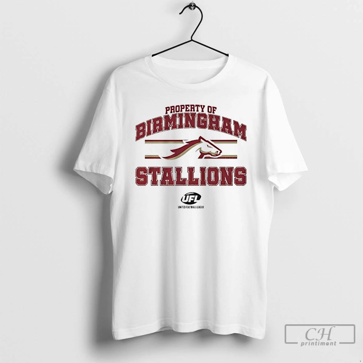 Classic Property Of Birmingham Stallions 2025 Ufl T-Shirts, Hoodie, Sweatshirt | PureTeeCo.com