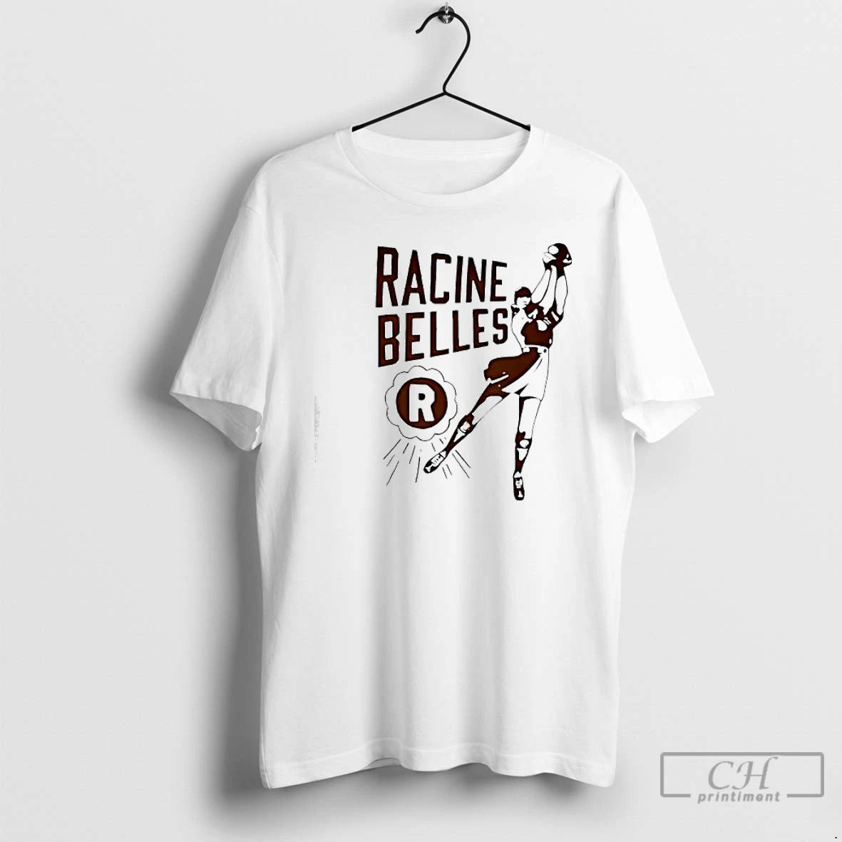Classic Racine Belles Player Sport Graphic T-Shirts, Hoodie, Sweatshirt | PureTeeCo.com