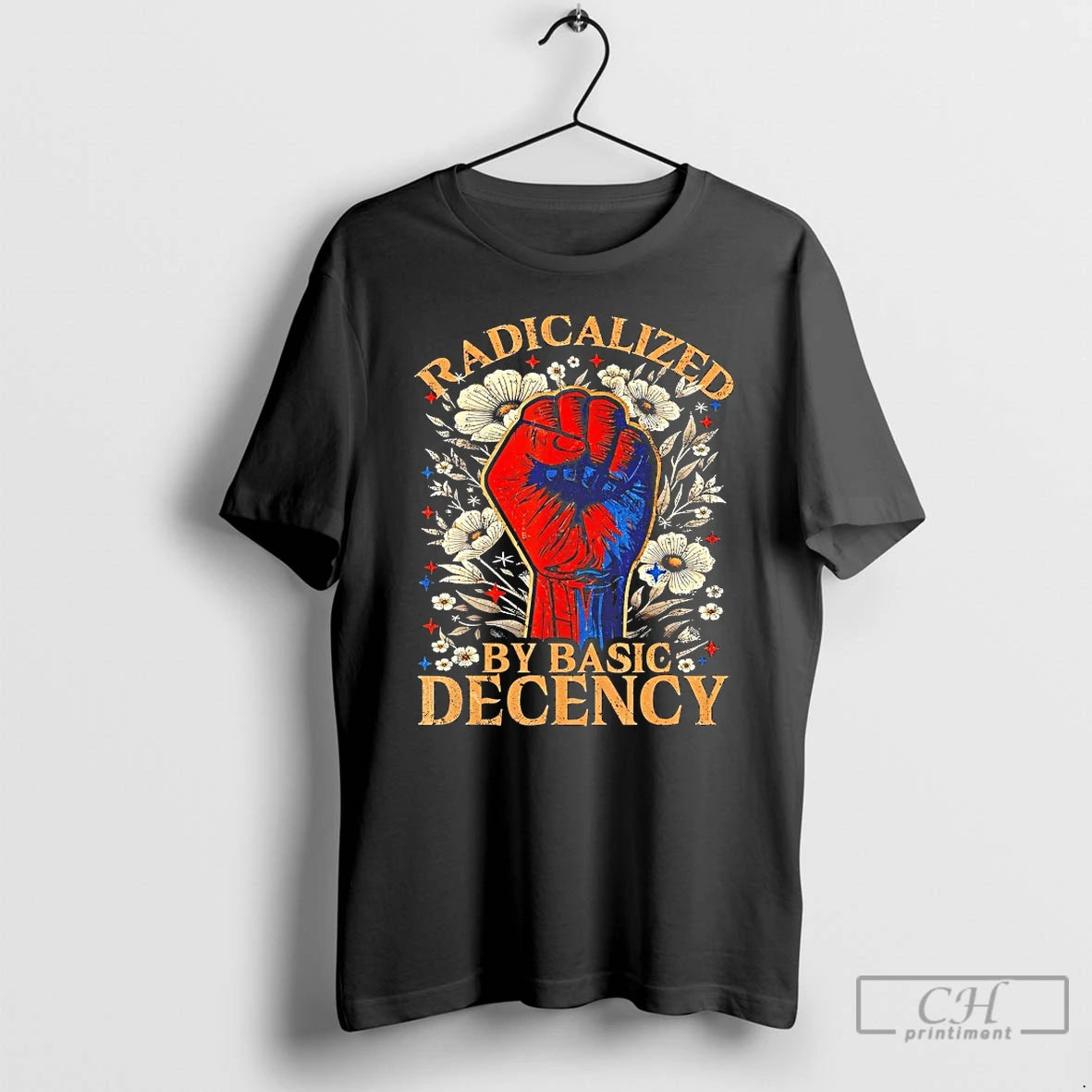 Classic Radicalized By Basic Decency T-Shirts, Hoodie, Sweatshirt | PureTeeCo.com