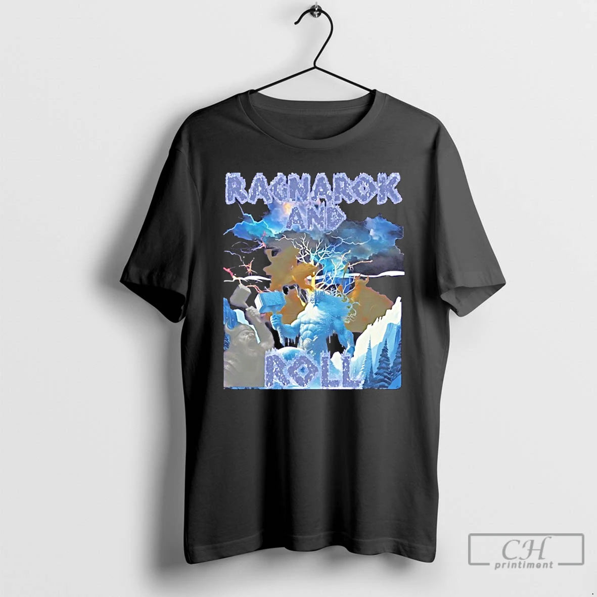 Classic Ragnarok And Roll Minnesota Vikings Graphic T-Shirts, Hoodie, Sweatshirt | PureTeeCo.com
