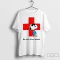 Classic Red Cross Peanuts Be Cool Give Blood T-Shirts, Hoodie, Sweatshirt | PureTeeCo.com