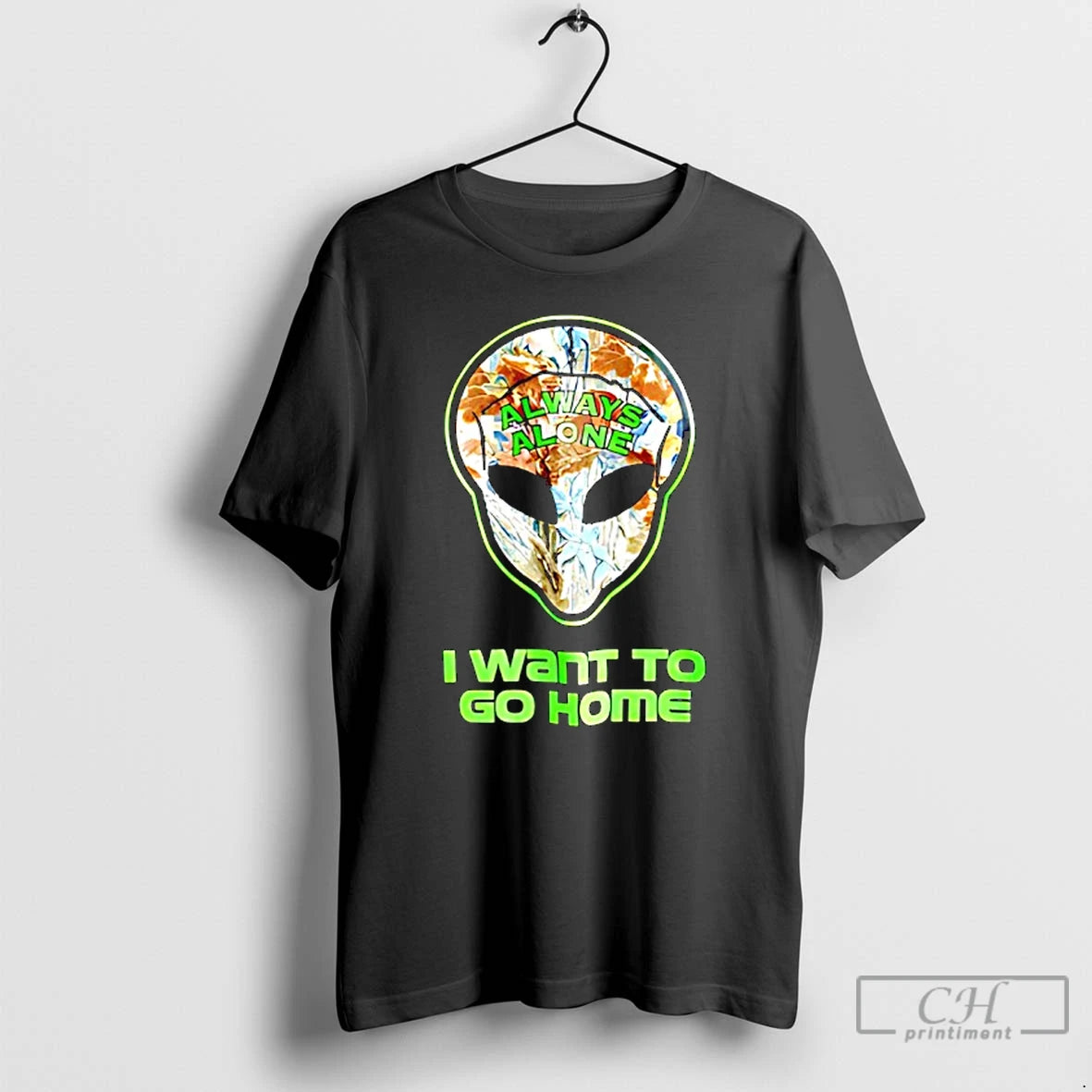 Classic Redneck Alien With Glow Always Alone I Want To Go Home T Shirts Sweater Hoodie, Sweatshirt | PureTeeCo.com
