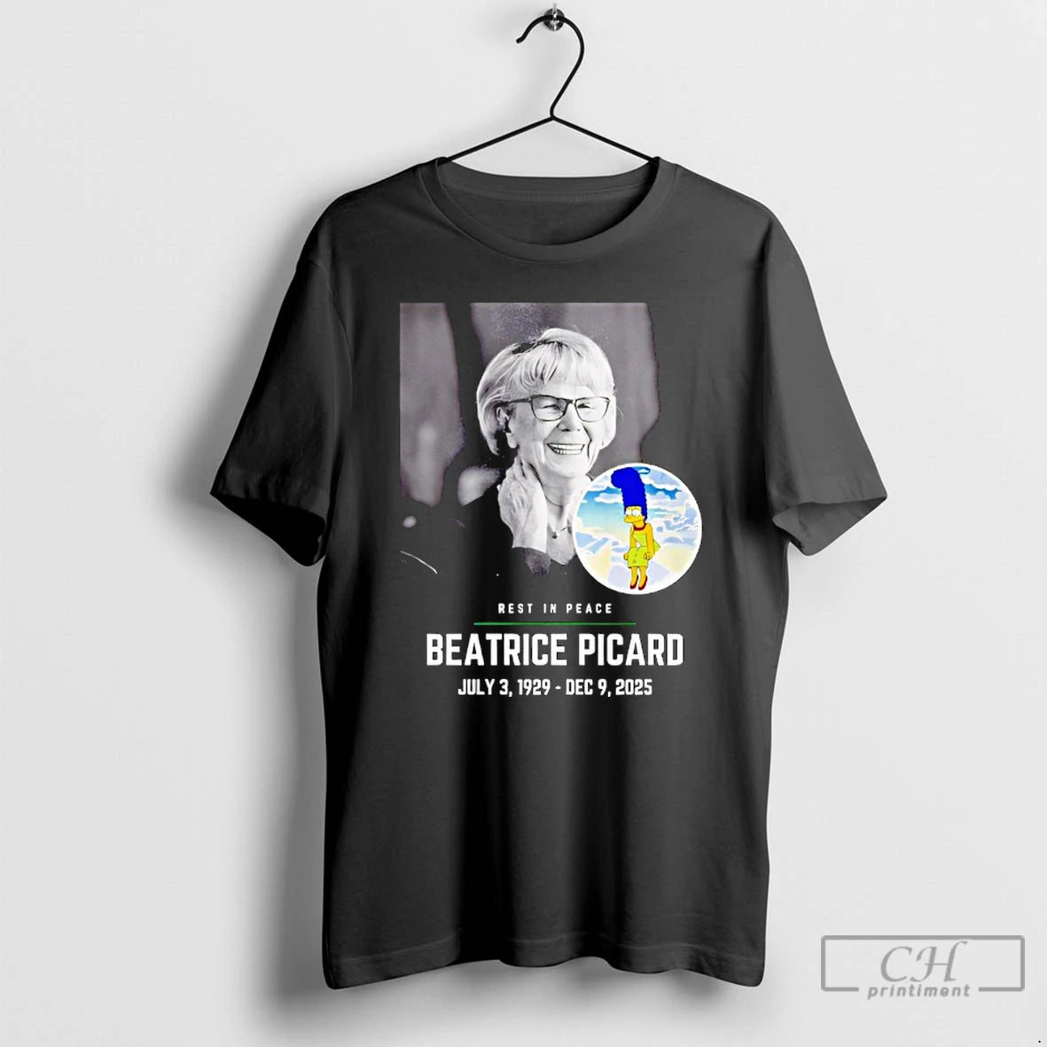 Classic Rest In Peace Beatrice Picard 2025 T-Shirts, Hoodie, Sweatshirt | PureTeeCo.com