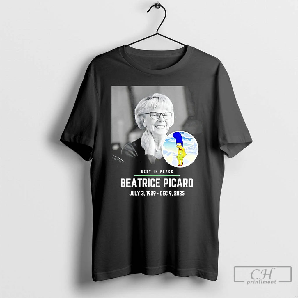 Classic Rest In Peace Beatrice Picard 1929 2025 T-Shirts, Hoodie, Sweatshirt | PureTeeCo.com