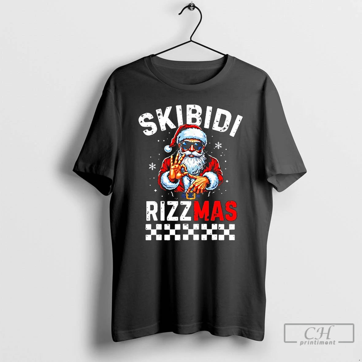 Classic Rizz Christmas Santa 6 7 Xmas Skibidi Rizzmas T-Shirts, Hoodie, Sweatshirt | PureTeeCo.com