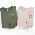 Classic Rudolph Embroidered Sweatshirt, Christmas Embroidered Hoodie, Christmas Movie Sweatshirt, Couple Christmas Gift,...