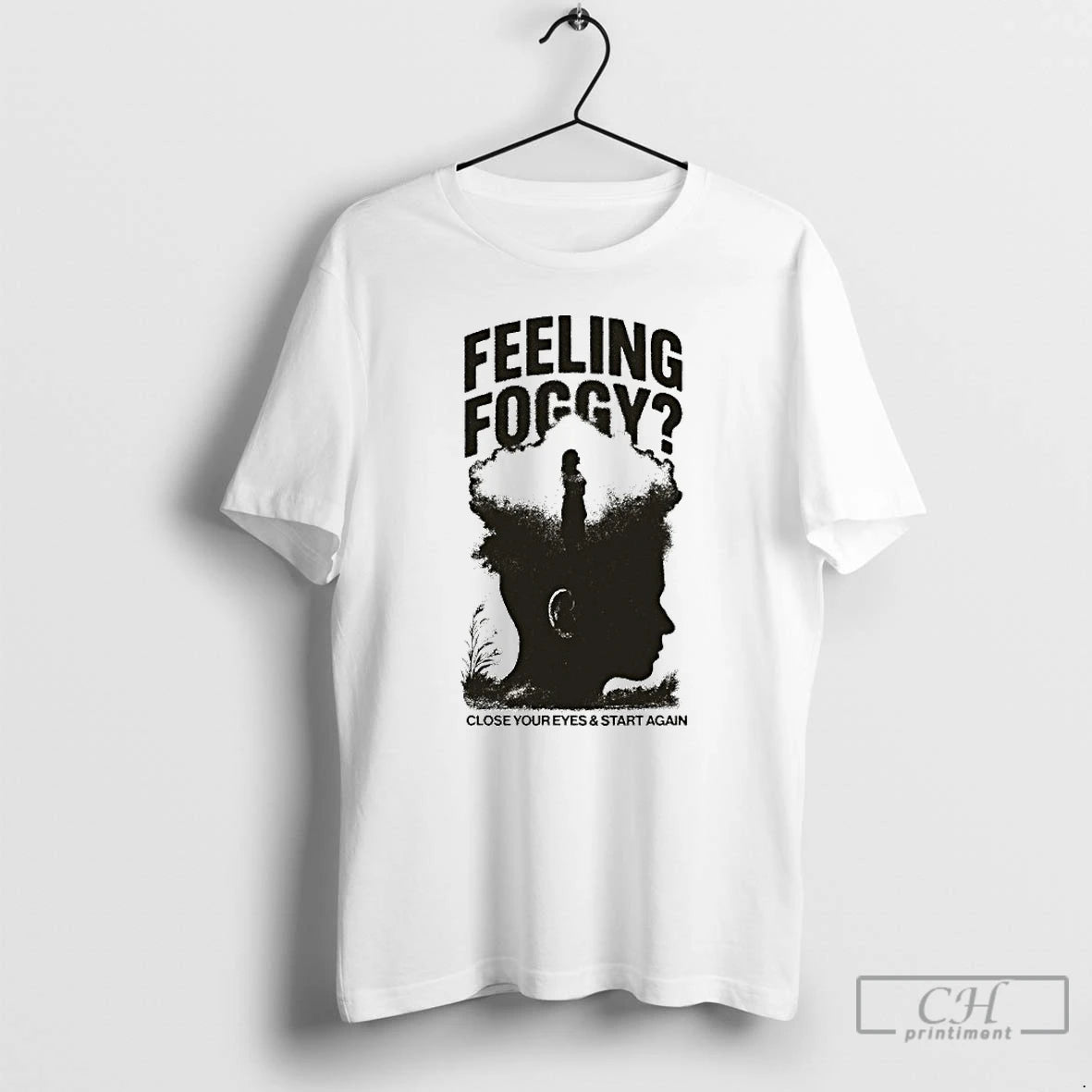 Classic Ryan Caraveo Feeling Foggy Close Your Eyes And Start Again T-Shirts, Hoodie, Sweatshirt | PureTeeCo.com