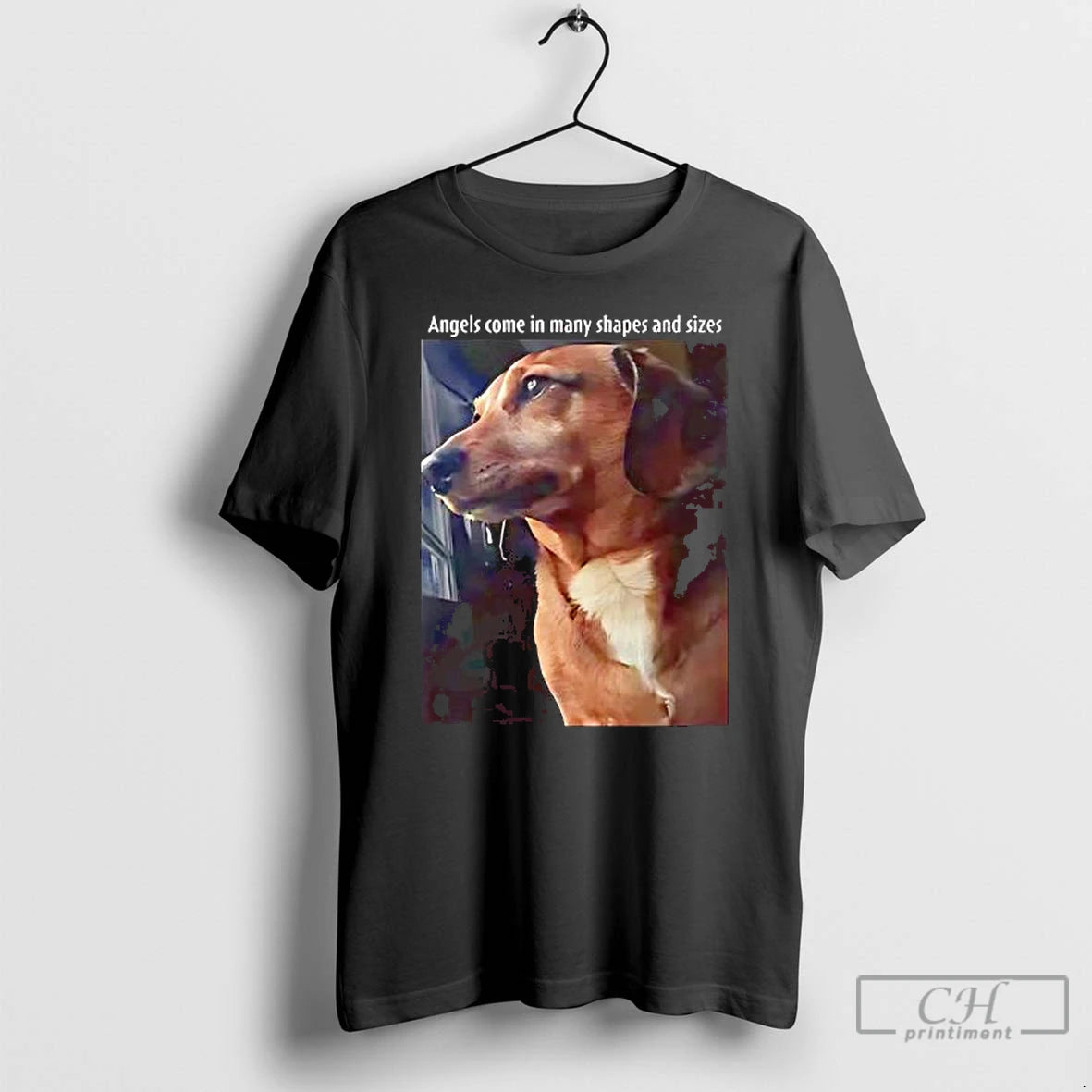 Classic Sad Dog Angels Come In Many Shapes And Sizes T-Shirts, Hoodie, Sweatshirt | PureTeeCo.com