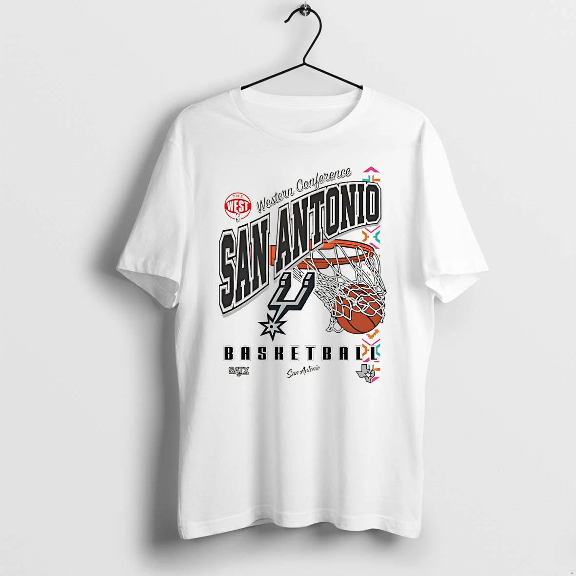Classic San Antonio Spurs Basketball New Era Western Conference 2026 Shirts Sweater