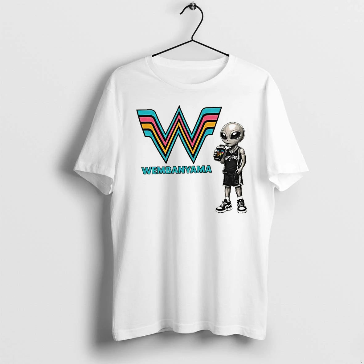 Classic San Antonio Spurs Style Alien Wembanyama Drinking Shirts Sweater