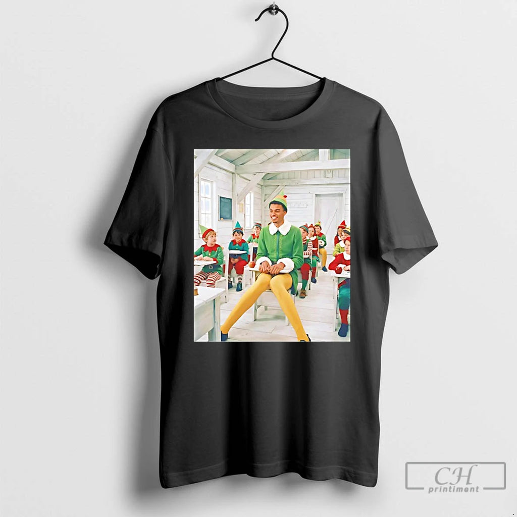 Classic San Antonio Spurs Victor Wembanyama Elf Graphic T-Shirts, Hoodie, Sweatshirt | PureTeeCo.com