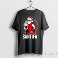 Classic Santa Claus Santifa Says Fuck You To Facism Graphic T-Shirts, Hoodie, Sweatshirt | PureTeeCo.com