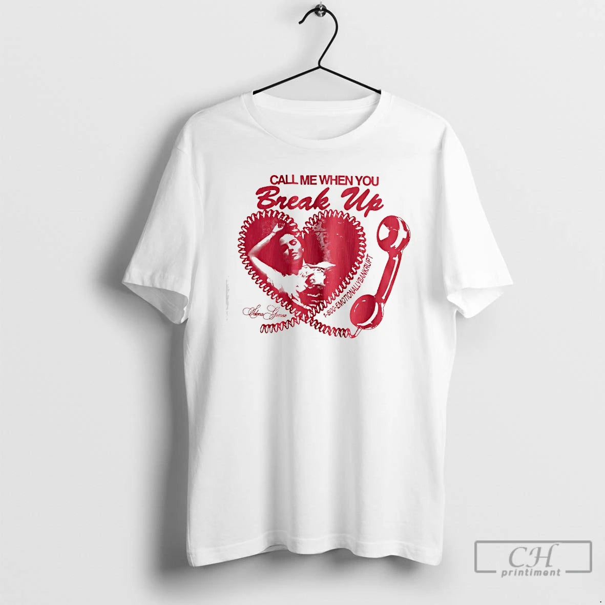 Classic Selena Gomez Call Me When You Break Up Graphic T-Shirts, Hoodie, Sweatshirt | PureTeeCo.com
