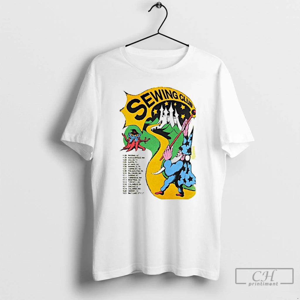 Classic Sewing Club 2025 America Tour Dates T-Shirts, Hoodie, Sweatshirt | PureTeeCo.com