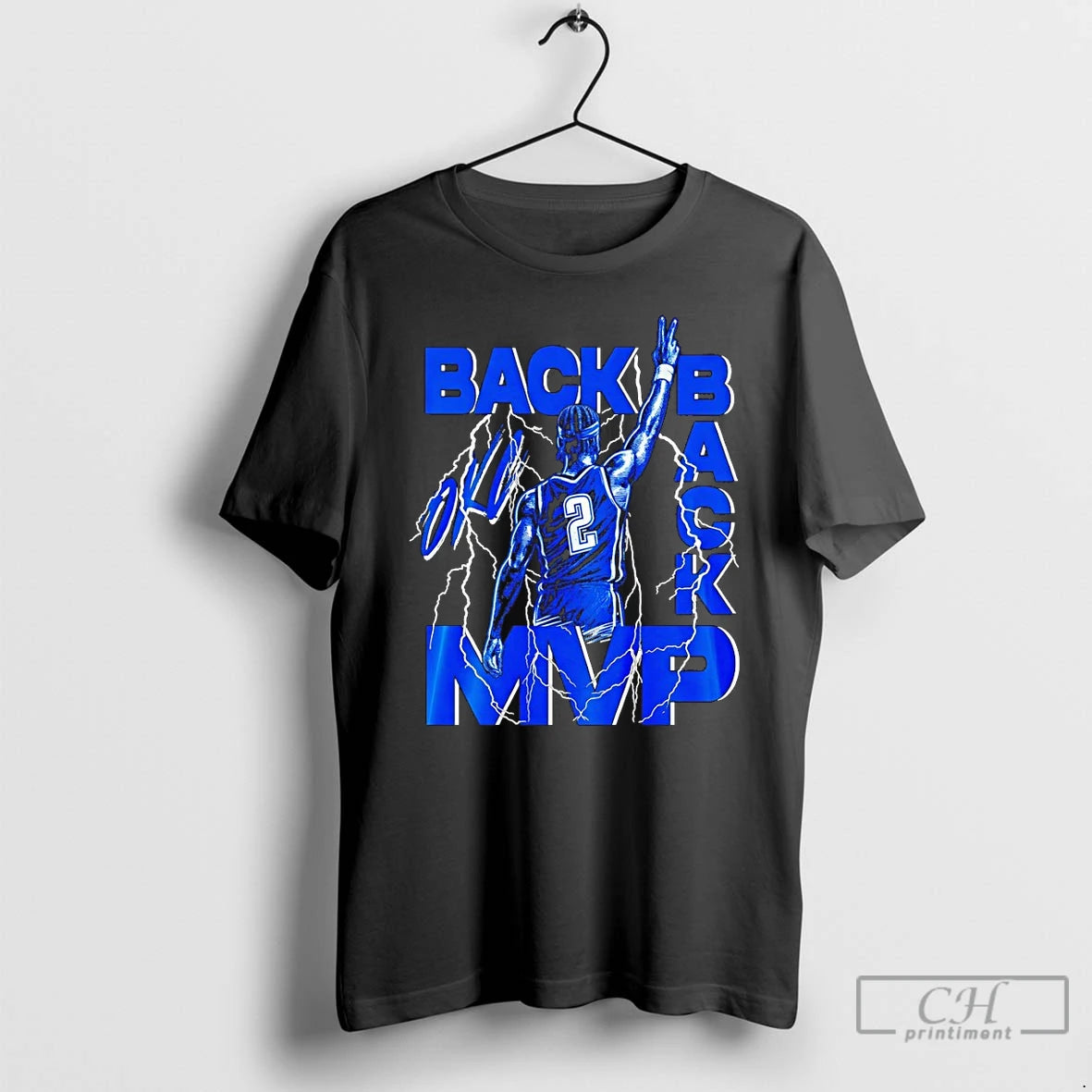 Classic Shai Gilgeous Alexander Oklahoma City Thunder Back 2 Back Mvp Storm Vintage T Shirts