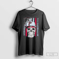 Classic Skull Wearing A Cap Atlanta Falcons Us Flag T-Shirts, Hoodie, Sweatshirt | PureTeeCo.com