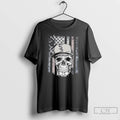 Classic Skull Wearing A Cap Chicago White Sox Us Flag T-Shirts, Hoodie, Sweatshirt | PureTeeCo.com