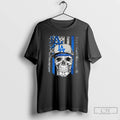 Classic Skull Wearing A Cap Los Angeles Dodgers Us Flag T-Shirts, Hoodie, Sweatshirt | PureTeeCo.com