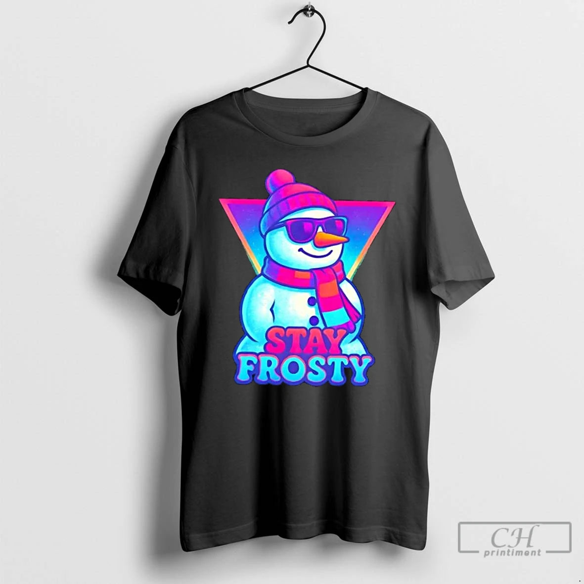 Classic Snowman Stay Frosty T-Shirts, Hoodie, Sweatshirt | PureTeeCo.com