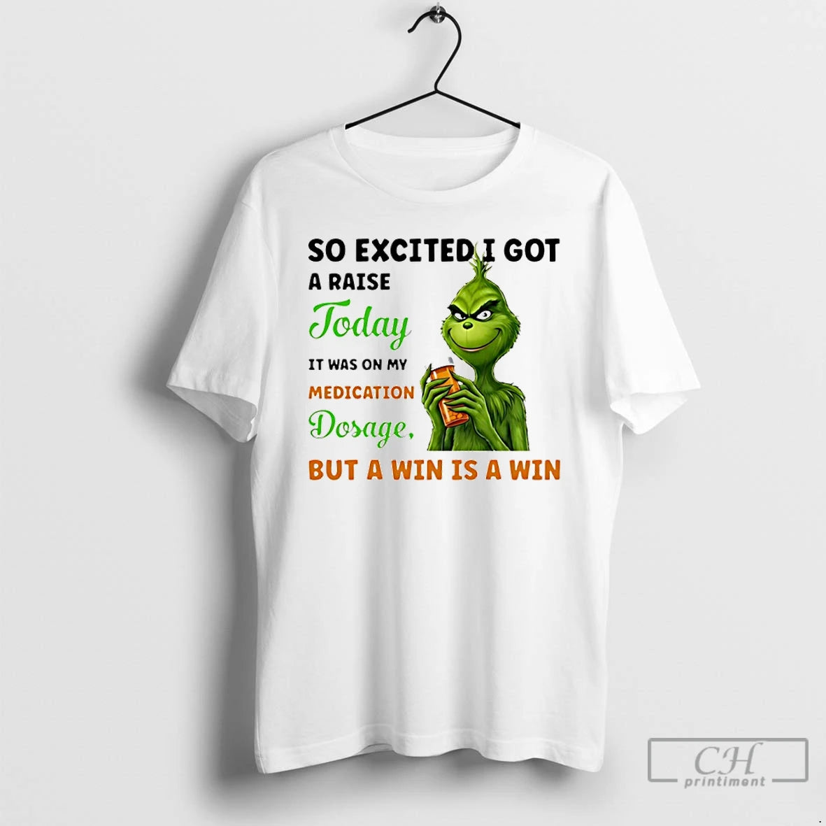 Classic So Excited I Got A Raise Today It Was On My Medication Dosage T-Shirts, Hoodie, Sweatshirt | PureTeeCo.com
