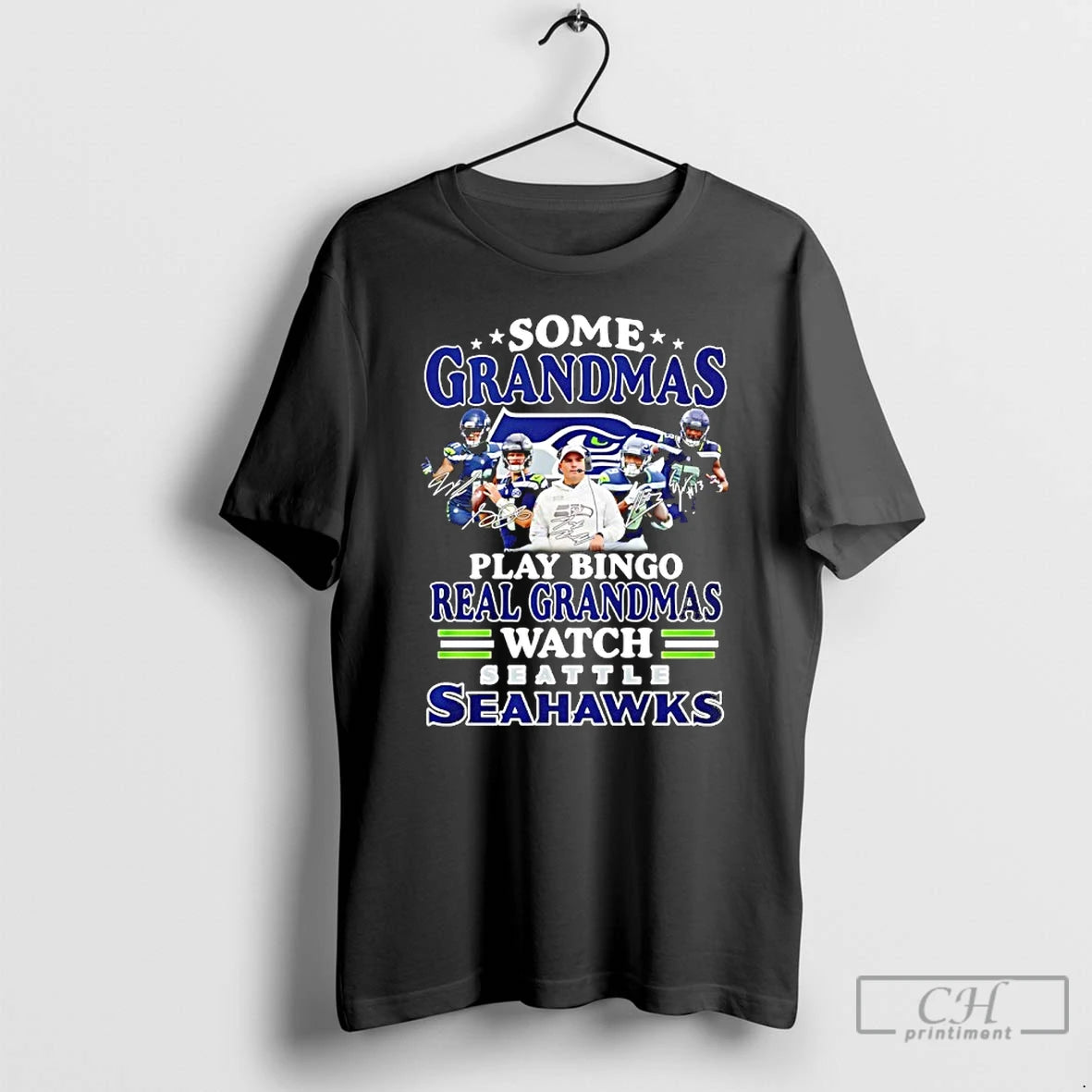 Classic Some Grandmas Play Bingo Real Grandmas Seattle Mariners T-Shirts, Hoodie, Sweatshirt | PureTeeCo.com