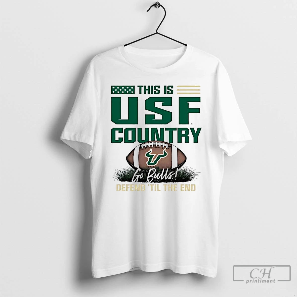 Classic South Florida Bulls This Is Usf Country Defend Til The End T Shirts Sweater Hoodie, Sweatshirt | PureTeeCo.com
