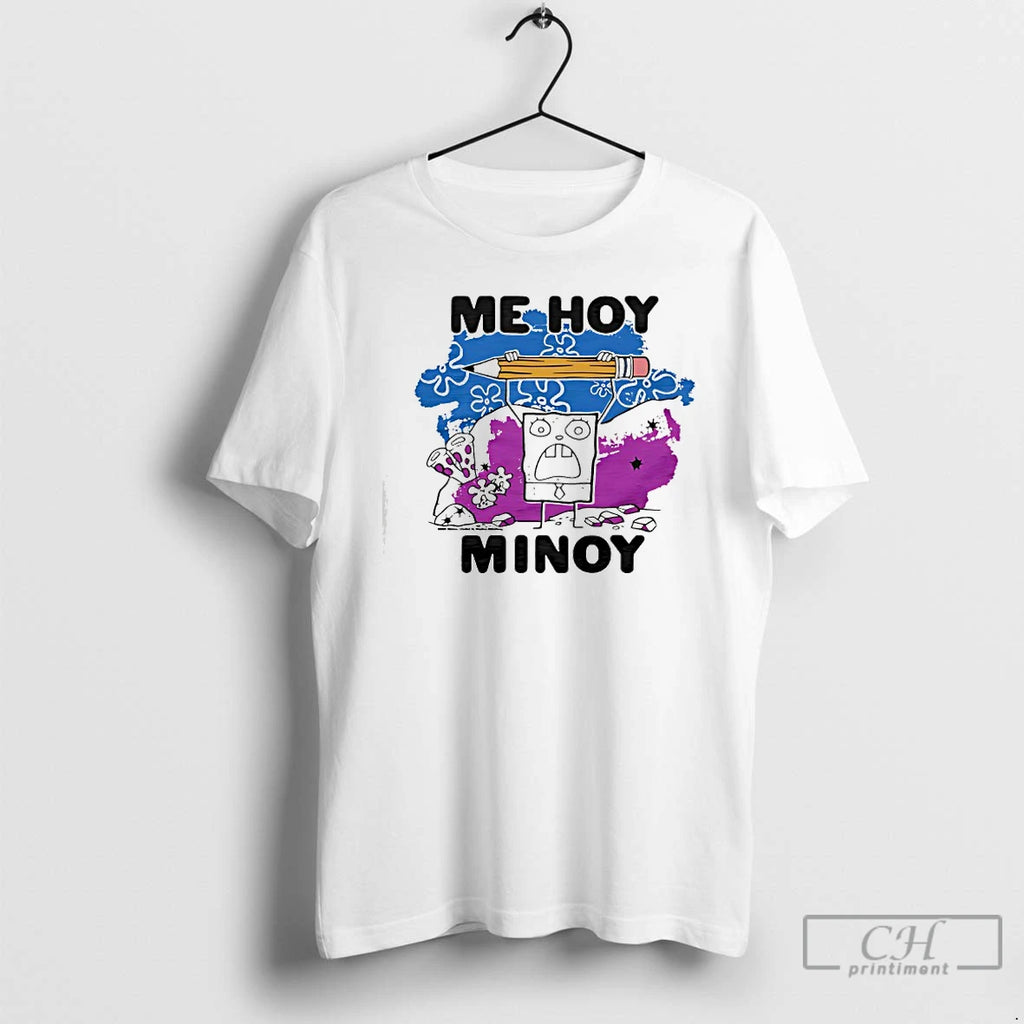 Classic Sponge Squarepants Doodlebob Me Hoy Minoy Graphic T-Shirts, Hoodie, Sweatshirt | PureTeeCo.com