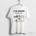 Classic Stop Racism Its Okay To Be Different Indian Black Arab Normal Asian T Shirts