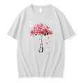 Classic Strong Girl Flower Never Give Up Breast Cancer Shirts Sweater