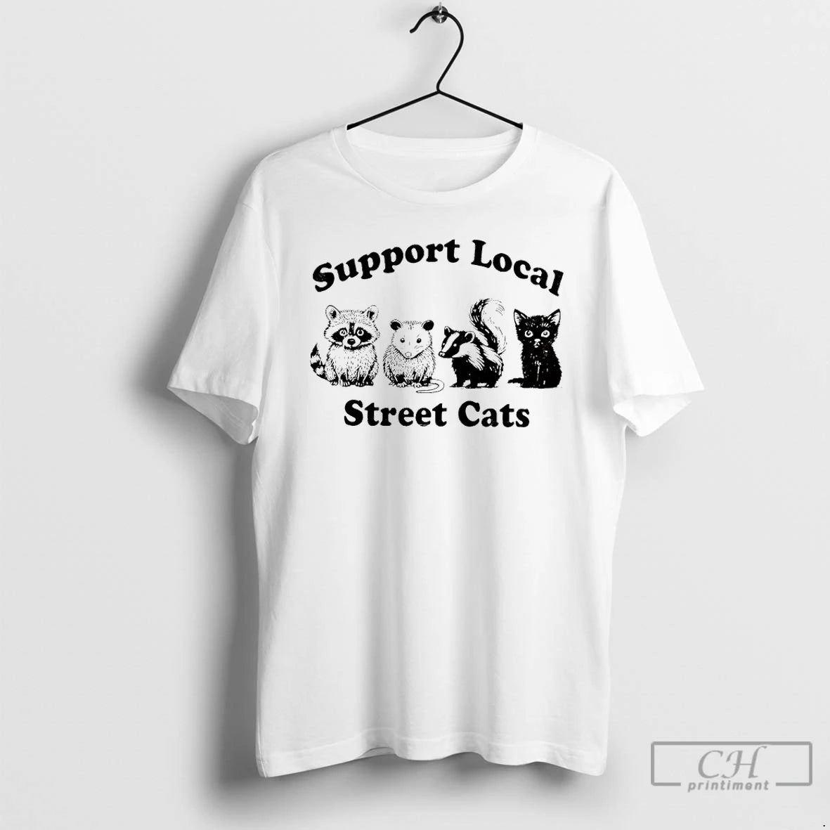 Classic Support Local Street Cats T-Shirts, Hoodie, Sweatshirt | PureTeeCo.com