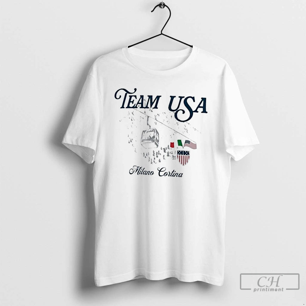 Classic Team Usa 2026 Milano Cortina T-Shirts, Hoodie, Sweatshirt | PureTeeCo.com