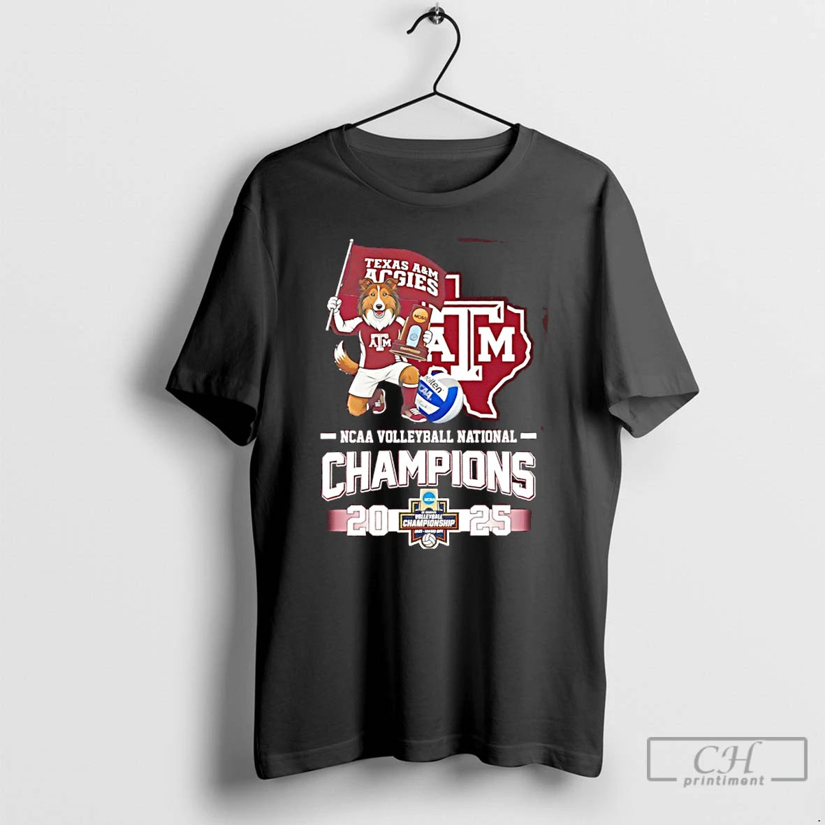 Classic Texas Am Aggies 2025 Volleyball National Champions Mascot Flag T-Shirts, Hoodie, Sweatshirt | PureTeeCo.com