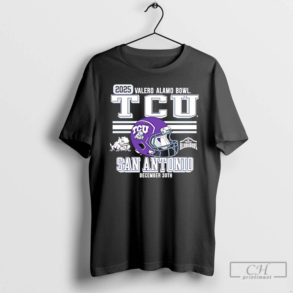 Classic Texas Christian Horned Frogs Football 2025 Alamo Bowl Bound T-Shirts, Hoodie, Sweatshirt | PureTeeCo.com