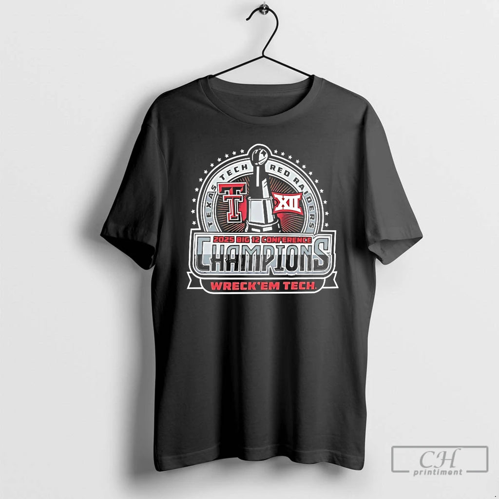 Classic Texas Tech Big 12 Championship Wreck Em Tech T-Shirts, Hoodie, Sweatshirt | PureTeeCo.com