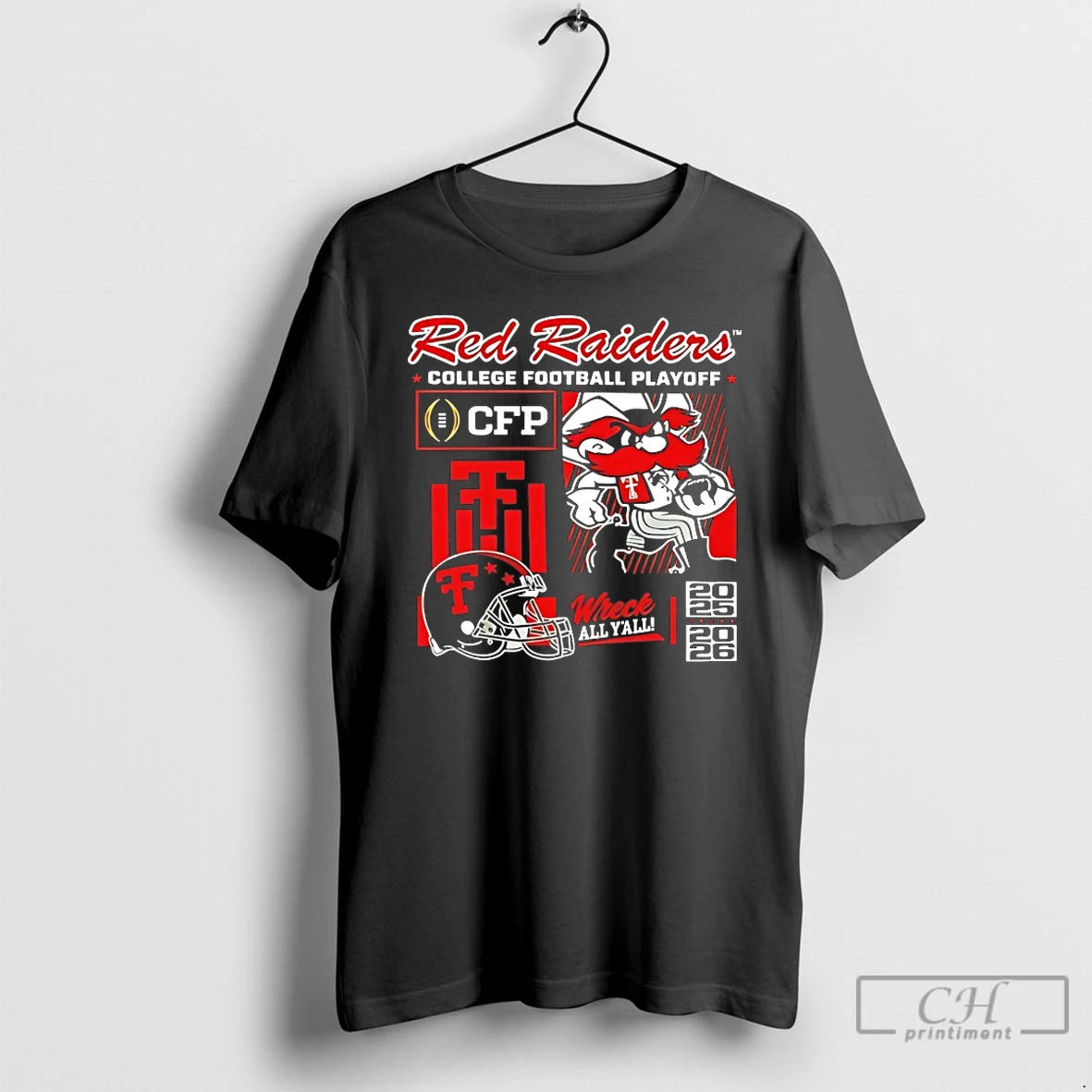 Classic Texas Tech Cfp 2025 2026 Red Raiders Football Wreck Em Tech T Shirts Sweater Hoodie, Sweatshirt | PureTeeCo.com