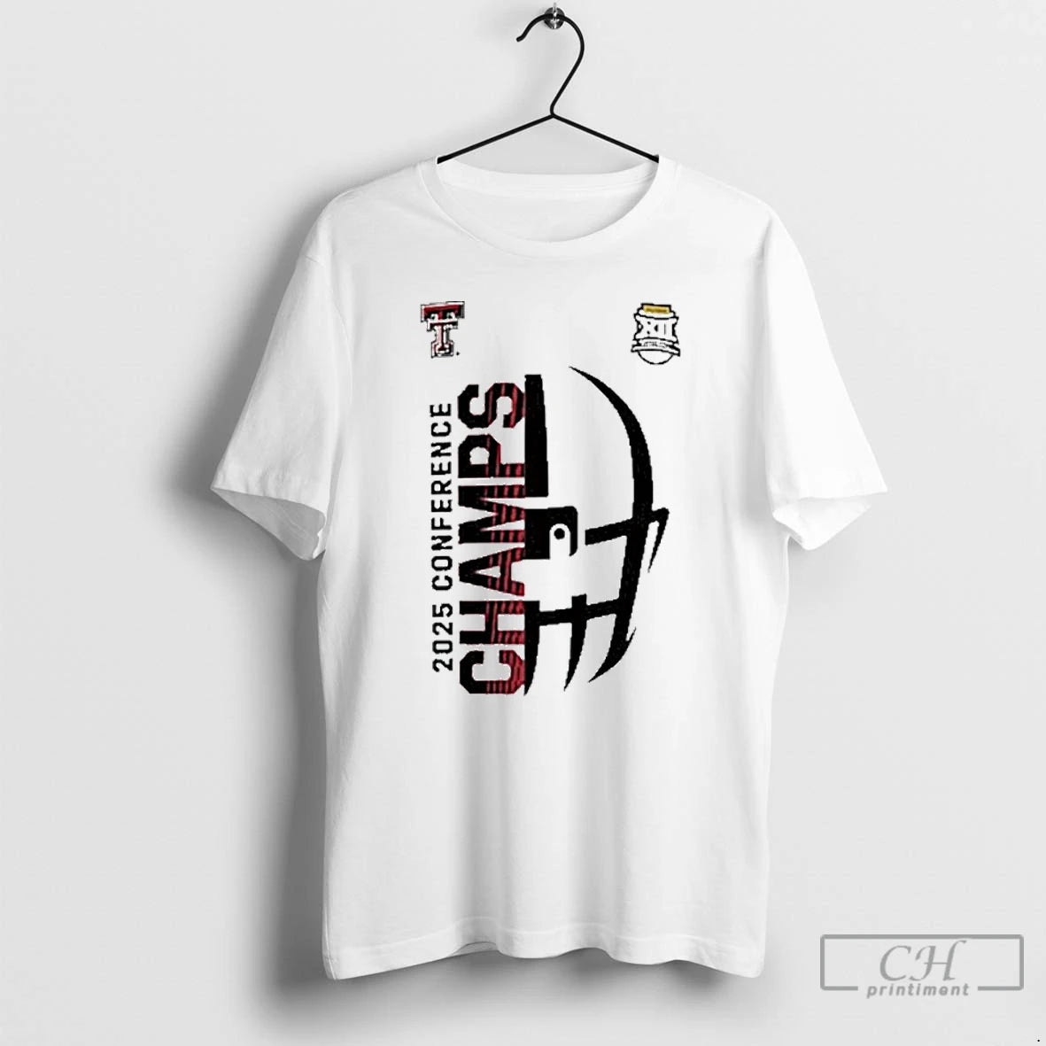 Classic Texas Tech Red Raiders Big 12 Football Champions Face T-Shirts, Hoodie, Sweatshirt | PureTeeCo.com