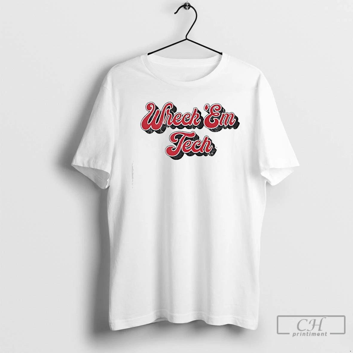 Classic Texas Tech Wreck Em Tech 70s Script T-Shirts, Hoodie, Sweatshirt | PureTeeCo.com