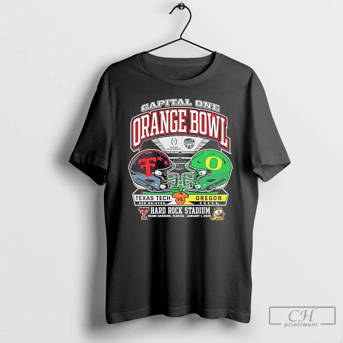 Classic Texas Tech Vs Oregon 2025 Capital One Orange Bowl Helmet T-Shirts, Hoodie, Sweatshirt | PureTeeCo.com