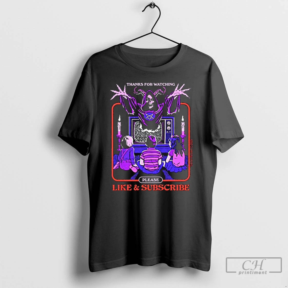 Classic Thanks For Watching Please Like And Subscribe T-Shirts, Hoodie, Sweatshirt | PureTeeCo.com