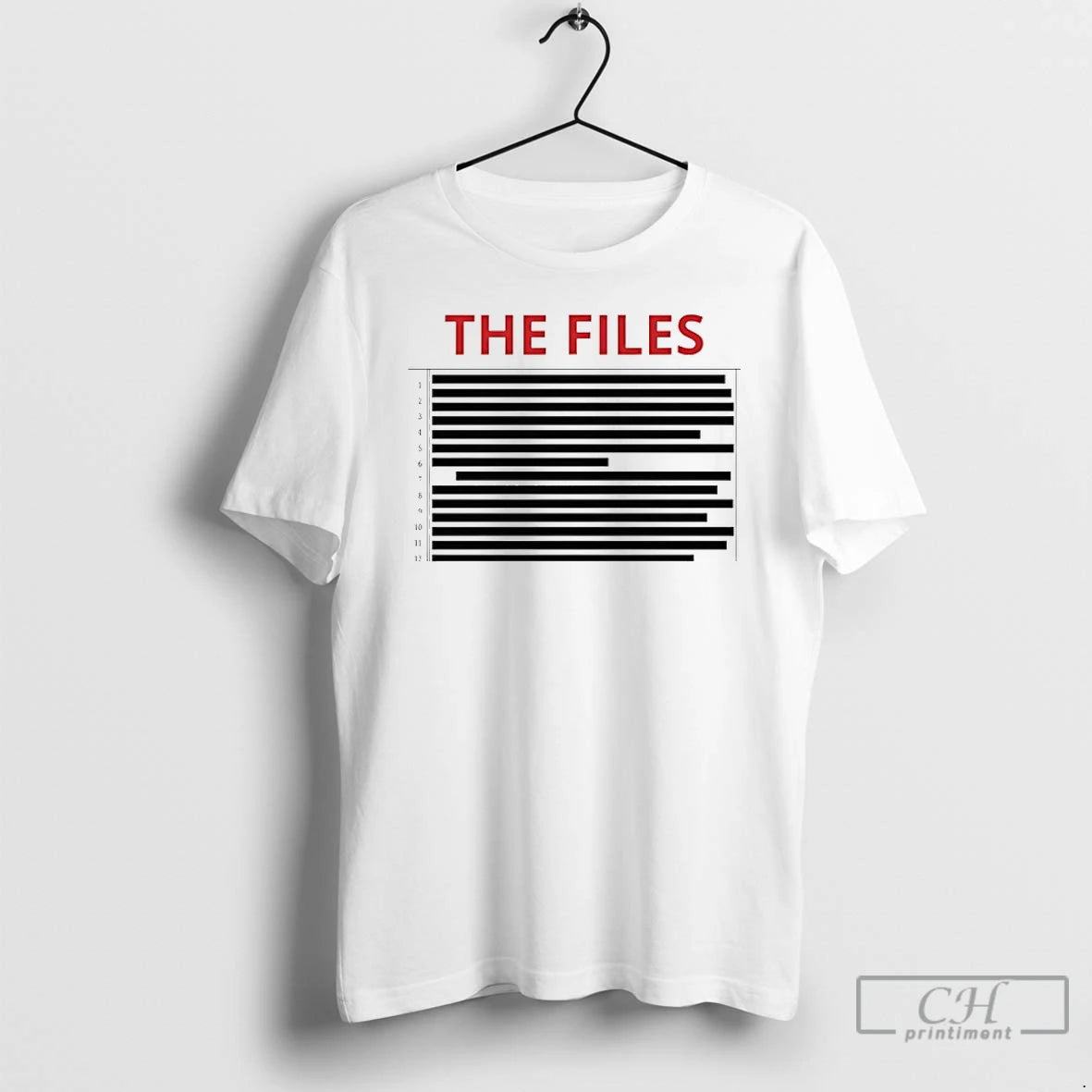 Classic The Files Redacted Document T-Shirts, Hoodie, Sweatshirt | PureTeeCo.com