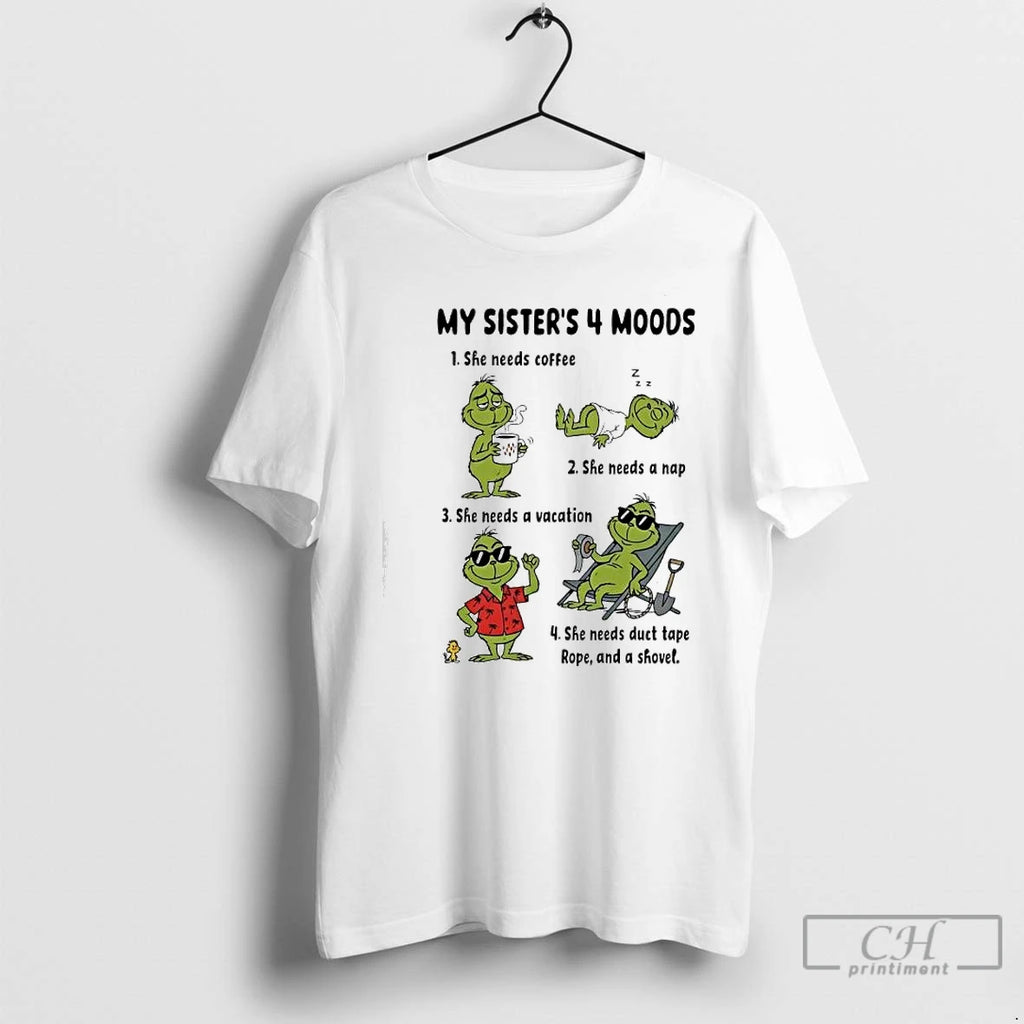 Classic The Grinch Needs Coffee A Nap Vacation Duct Tape Rope And A Shovel T-Shirts, Hoodie, Sweatshirt | PureTeeCo.com