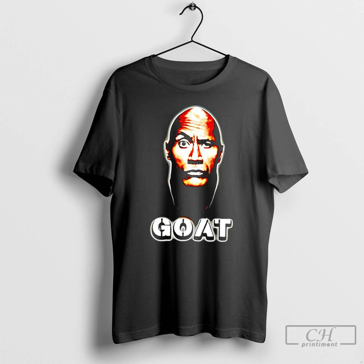 Classic The Rock Johnson Face Goat T-Shirts, Hoodie, Sweatshirt | PureTeeCo.com
