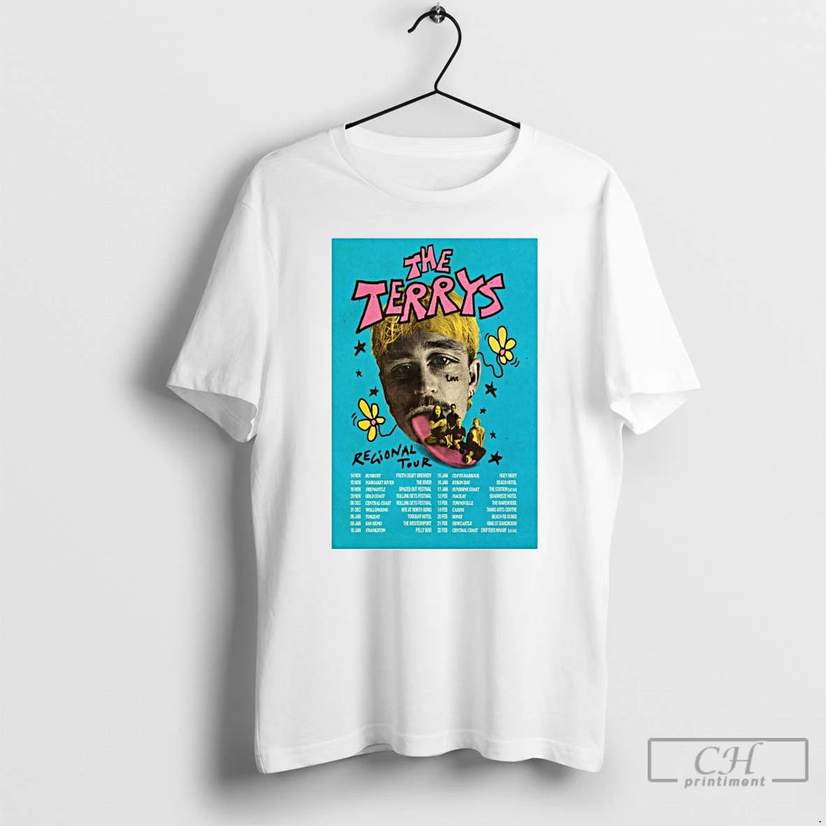 Classic The Terrys Regional Tour 2026 Dates T-Shirts, Hoodie, Sweatshirt | PureTeeCo.com