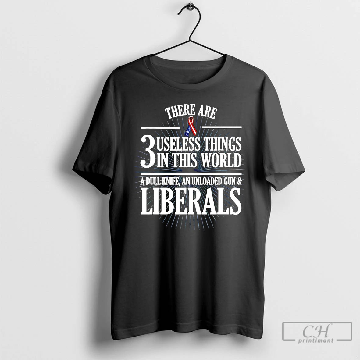 Classic There Are 3 Useless Things In This World A Dull Knife An Unloaded Gun T-Shirts, Hoodie, Sweatshirt | PureTeeCo.com
