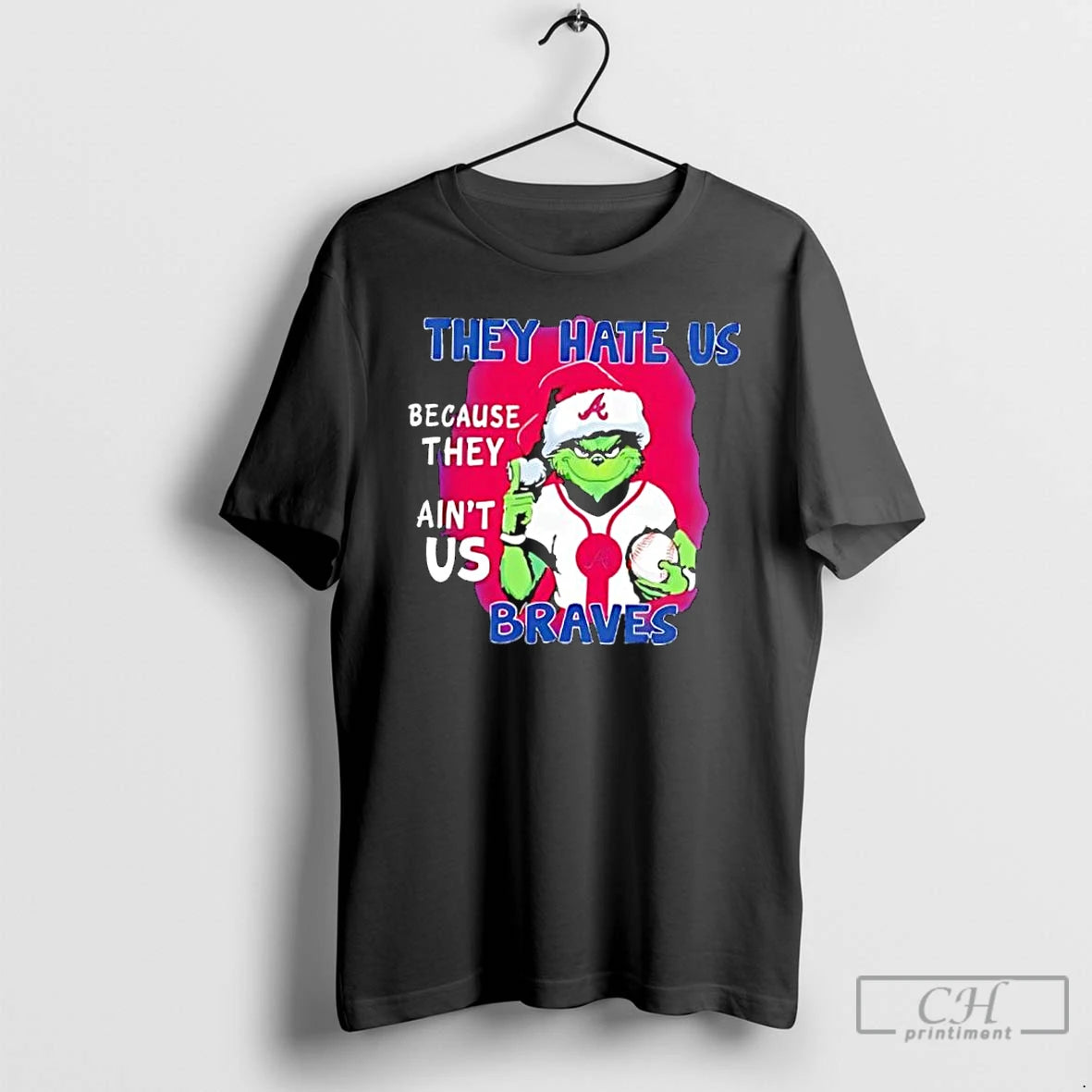 Classic They Hate Us Because They Aint Us Atlanta Braves T-Shirts, Hoodie, Sweatshirt | PureTeeCo.com
