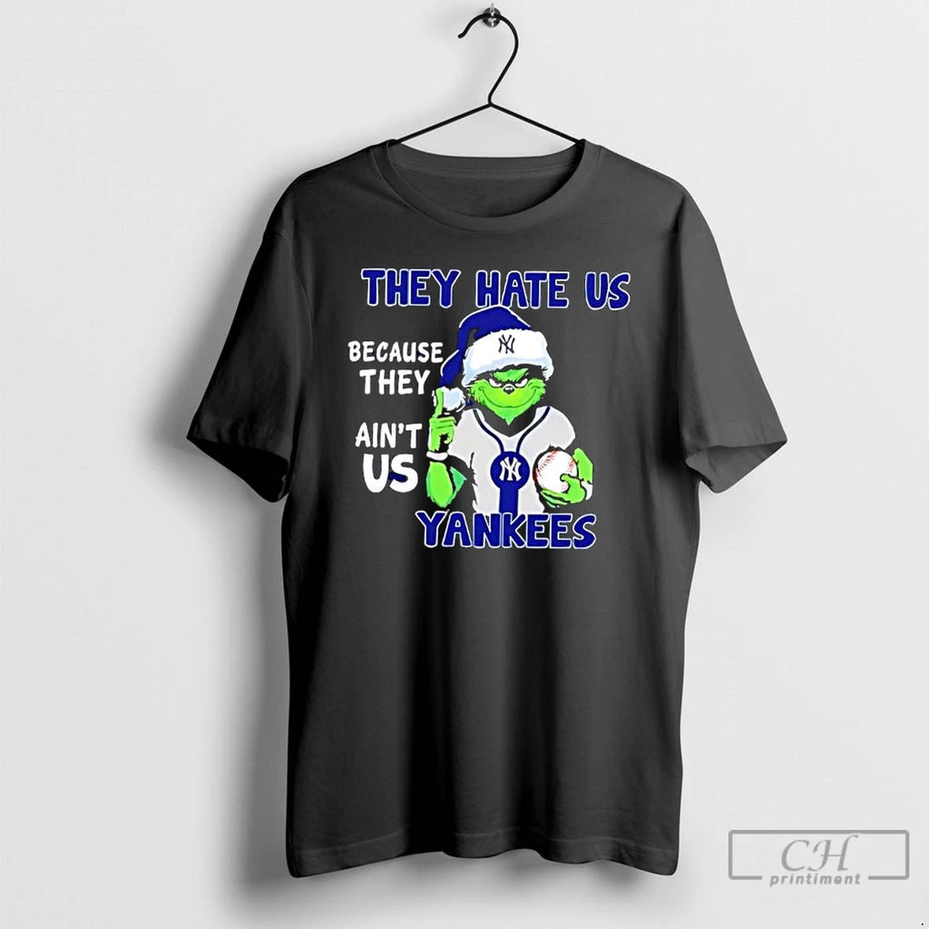 Classic They Hate Us Because They Aint Us New York Yankees T-Shirts, Hoodie, Sweatshirt | PureTeeCo.com