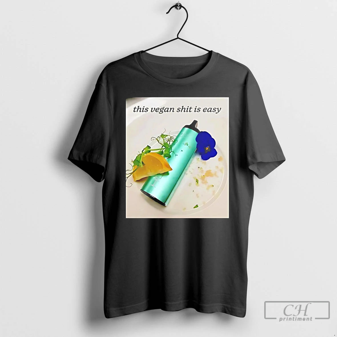 Classic This Vegan Shit Is Easy T-Shirts, Hoodie, Sweatshirt | PureTeeCo.com