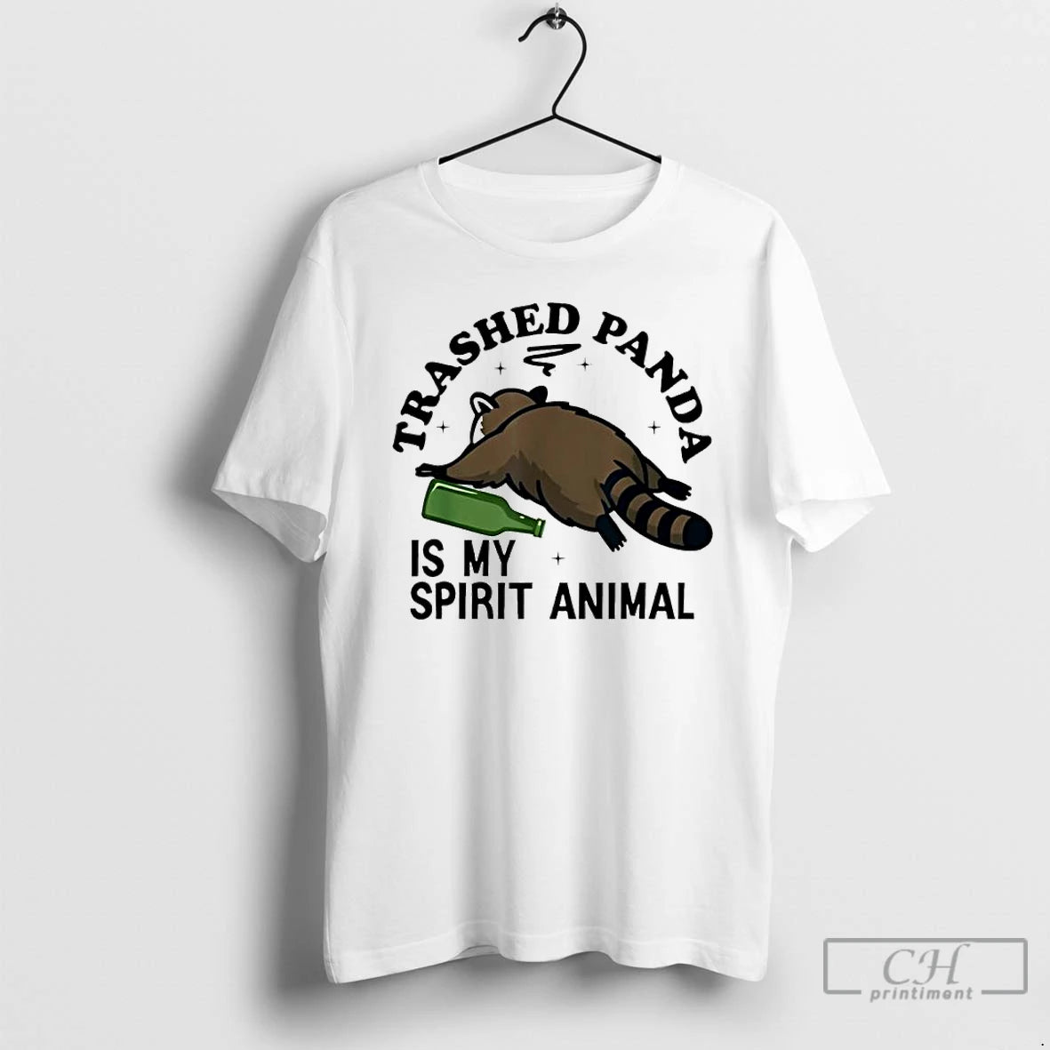Classic Trashed Panda Is My Spirit Animal Racoon Meme T-Shirts, Hoodie, Sweatshirt | PureTeeCo.com