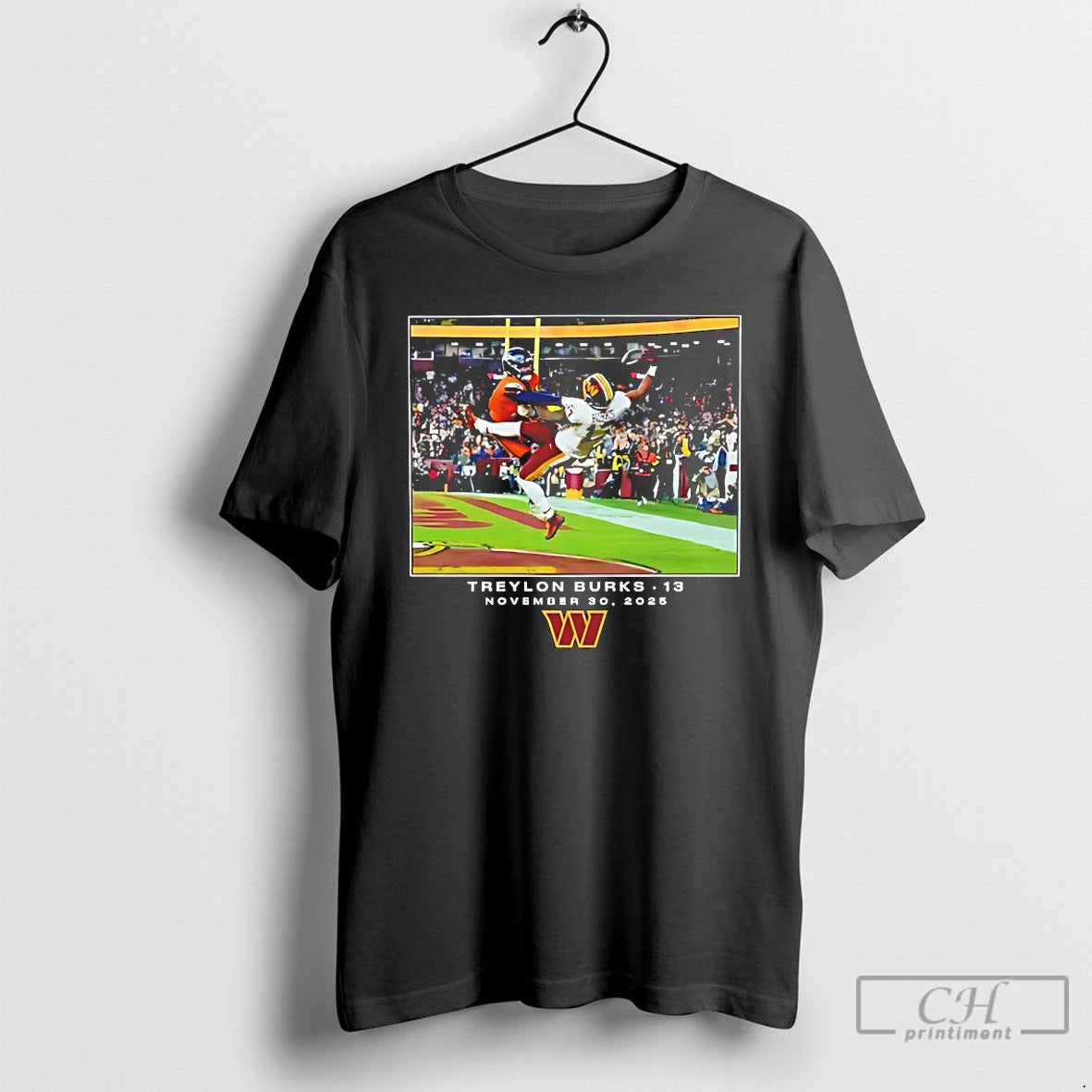 Classic Treylon Burks Washington Commanders Makes Incredible 1 Handed T-Shirts, Hoodie, Sweatshirt | PureTeeCo.com