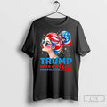 Classic Trump Girl No Apologies American Flag Colors T-Shirts, Hoodie, Sweatshirt | PureTeeCo.com